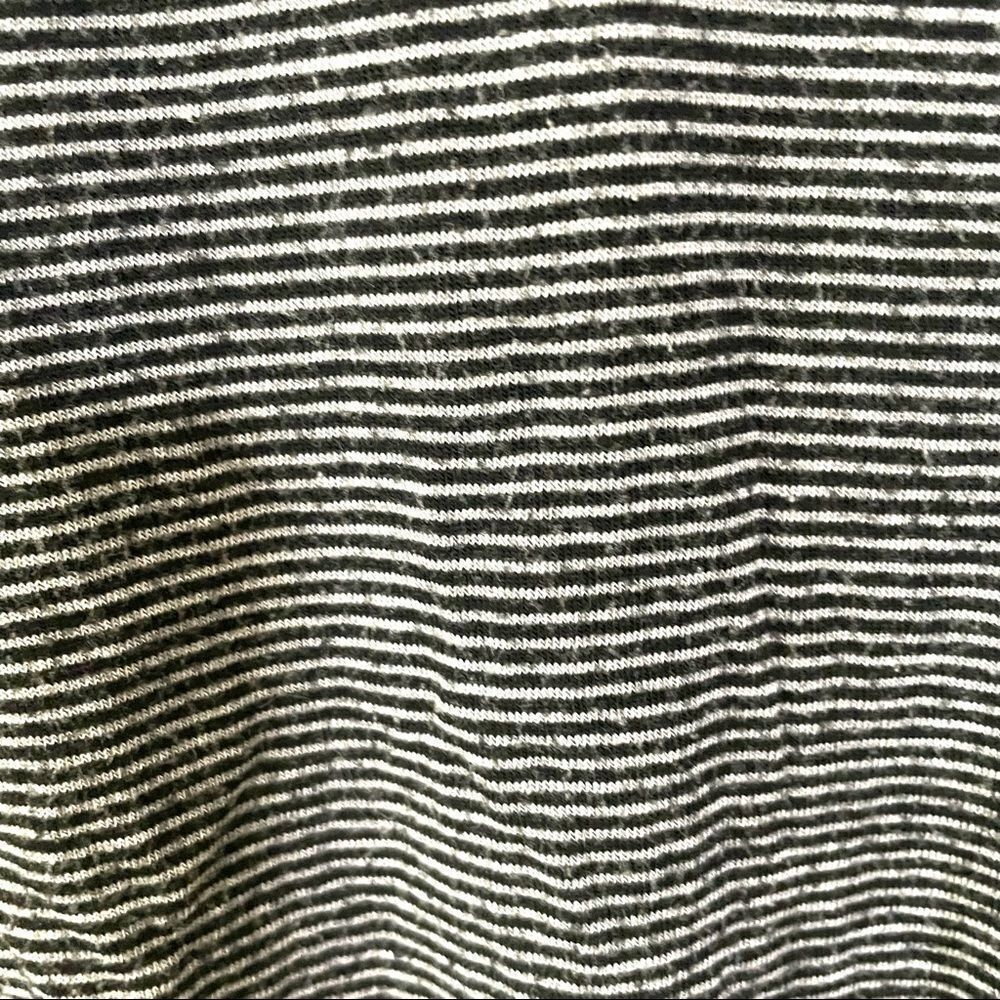 John Galt black and white striped short sleeve Santa Monica shirt - Picture 10 of 12